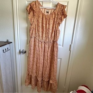 Flowy floral dress universal thread